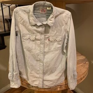 Levi’s Jean/ Chambray Shirt Size M